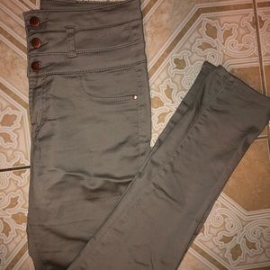 Refuge, taupe high-waisted skinny jean